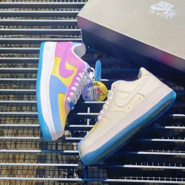 Branded Air 1 Color Changing Low Sneakers