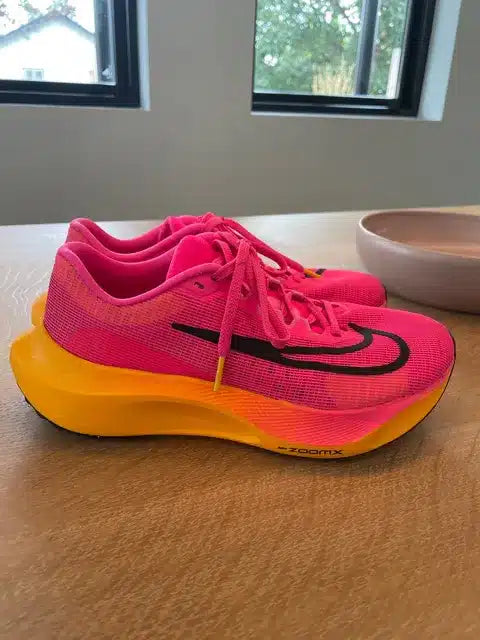 Branded Zoom Fly 5 Orange Running Shoes