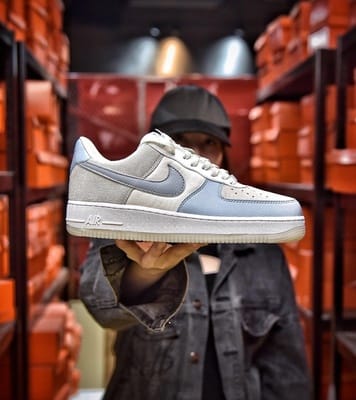 Branded Airforce 1 Grey Sneakers