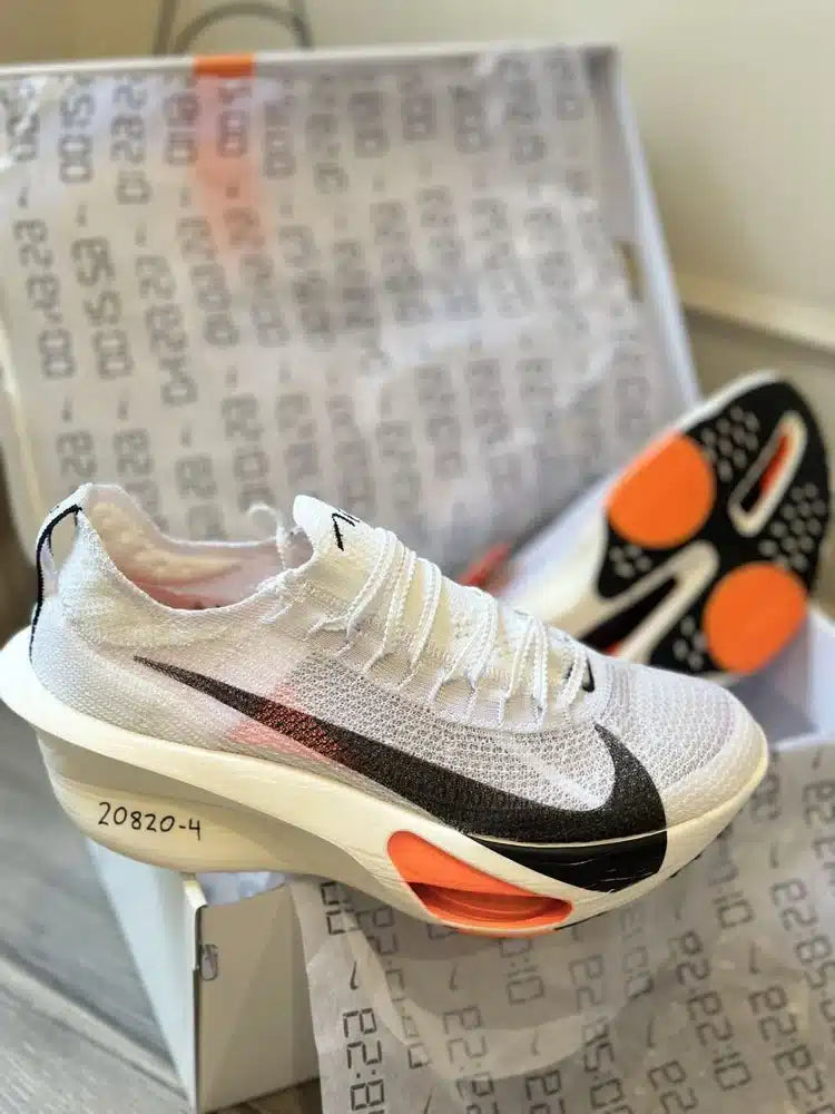 Branded Air Zoom Alphafly 3 White Running Shoes