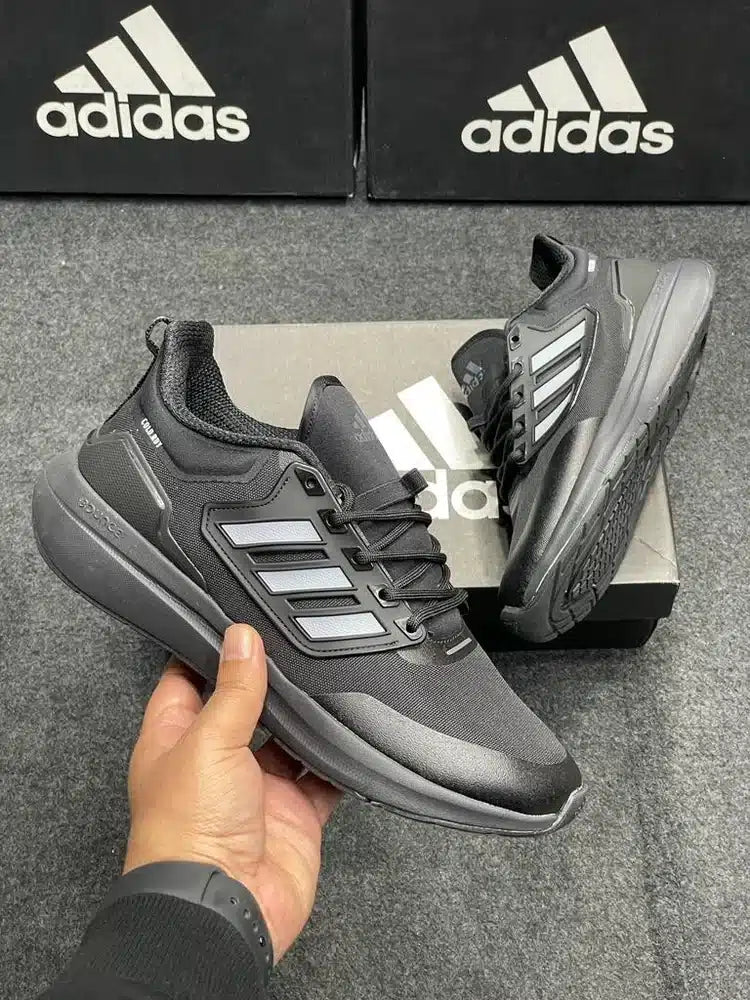 Branded Eq 21 Ultra Black Running Shoes