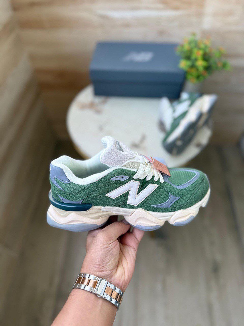 New Balance 9060 Nori Green Sneakers