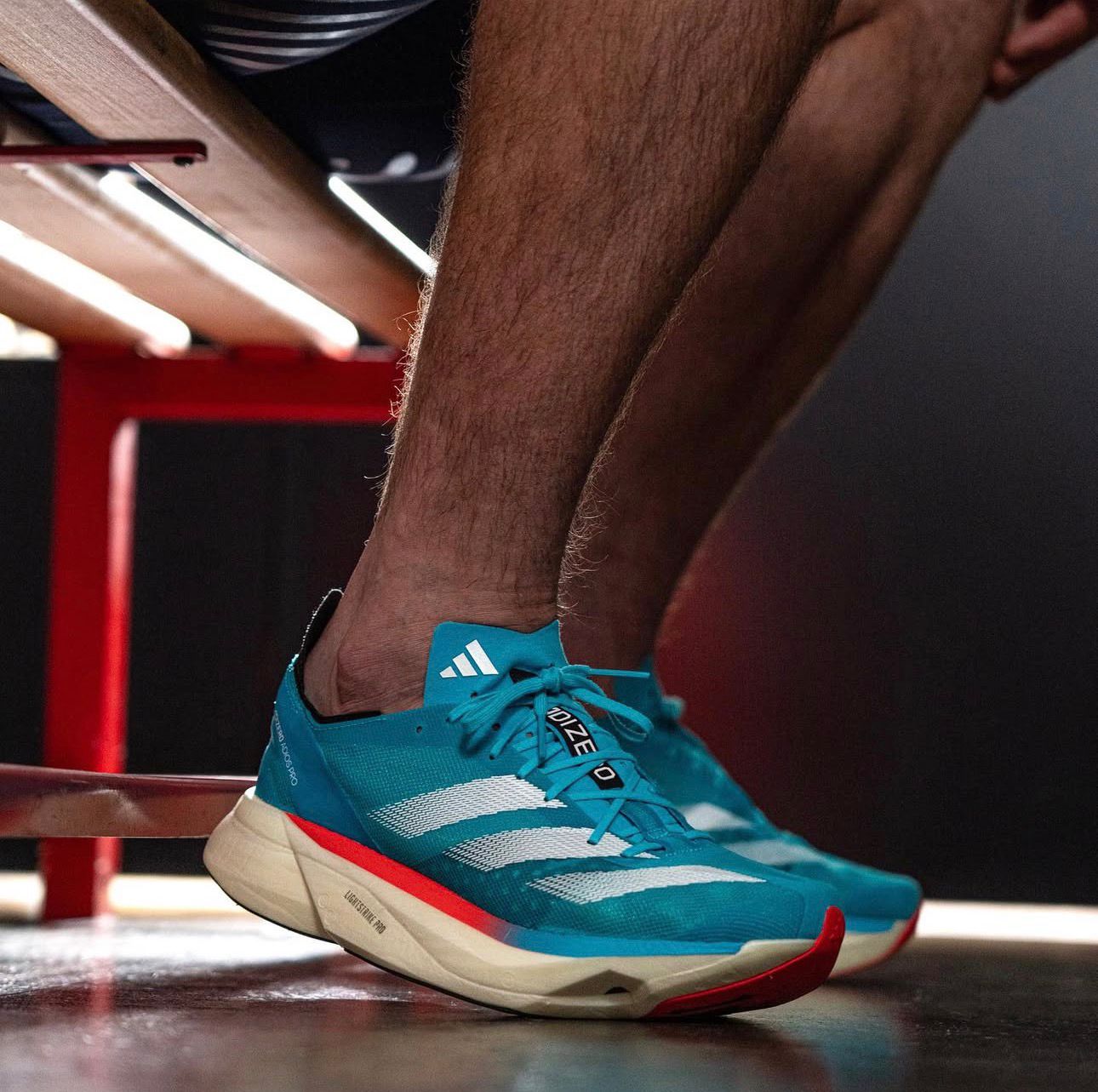 Adidas Adizero Pro 3 Blue Running Shoes