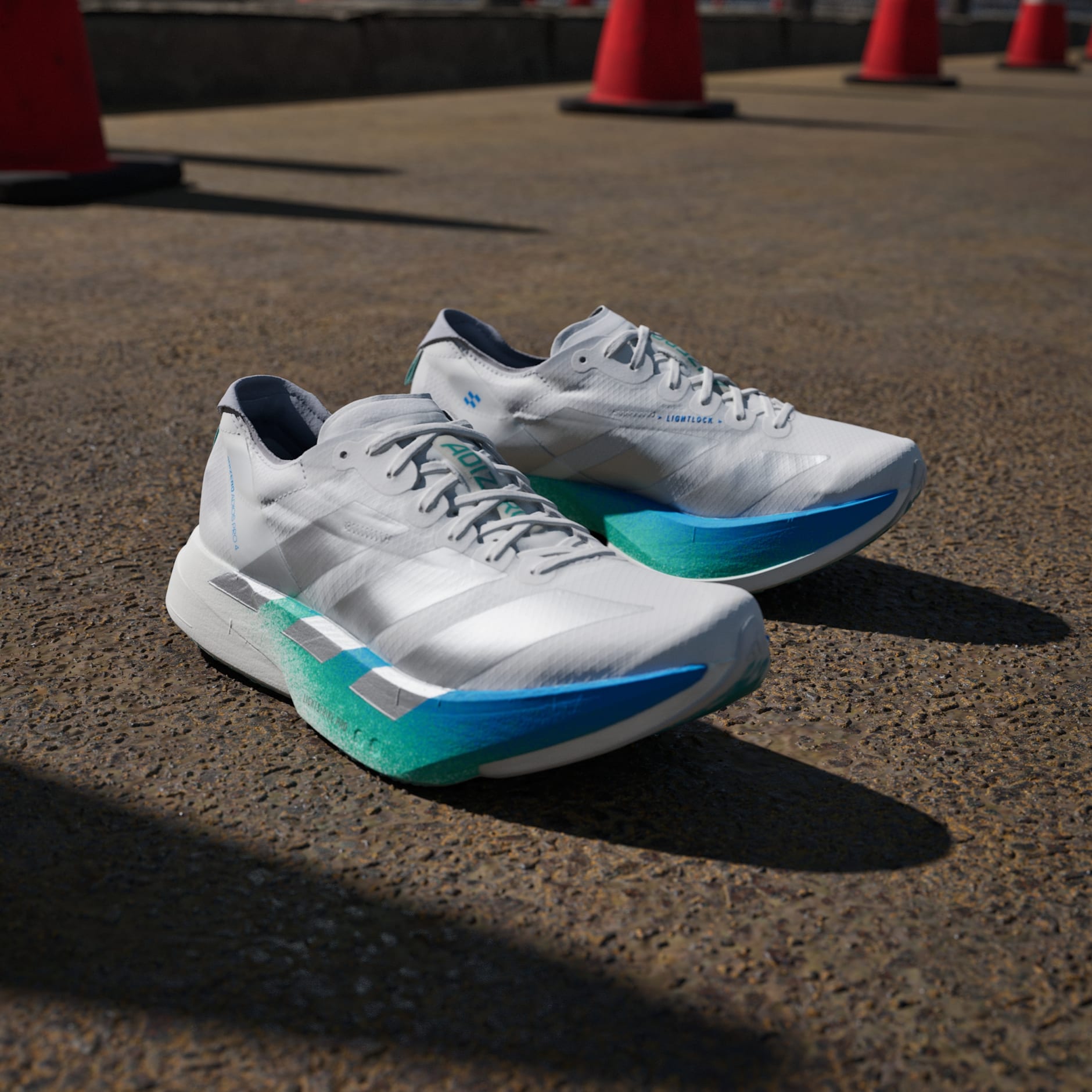 Adidas Adizero Pro 4 Matte Silver Running Shoes