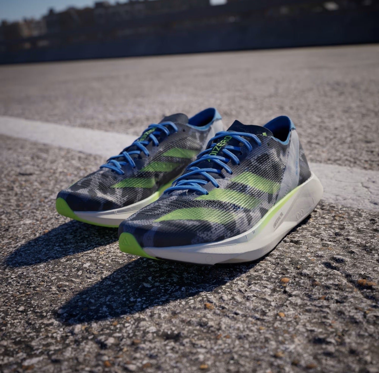 Adidas Adizero Takumi Sen 10 Blue Burst Running Shoes