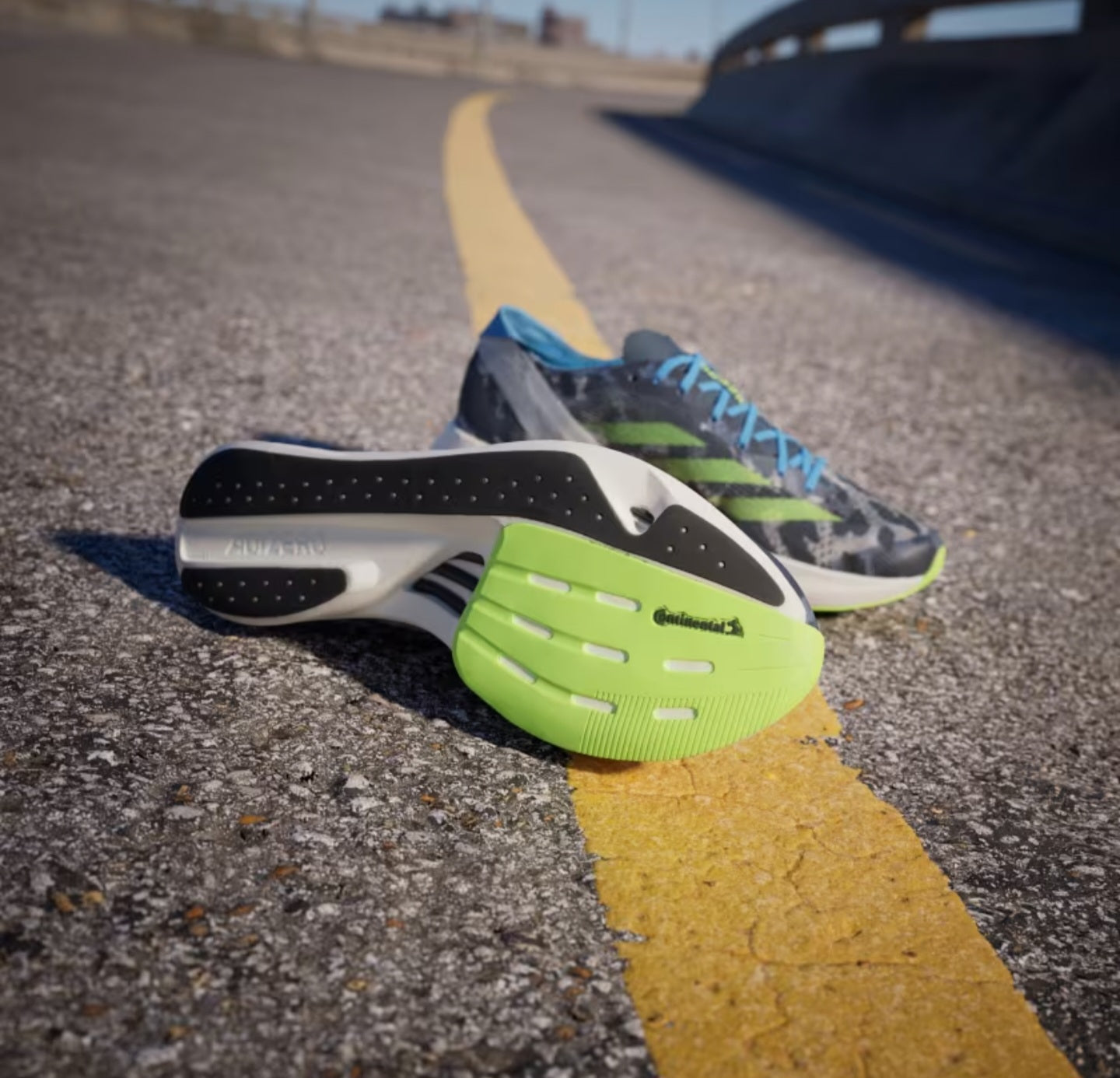 Adidas Adizero Takumi Sen 10 Blue Burst Running Shoes