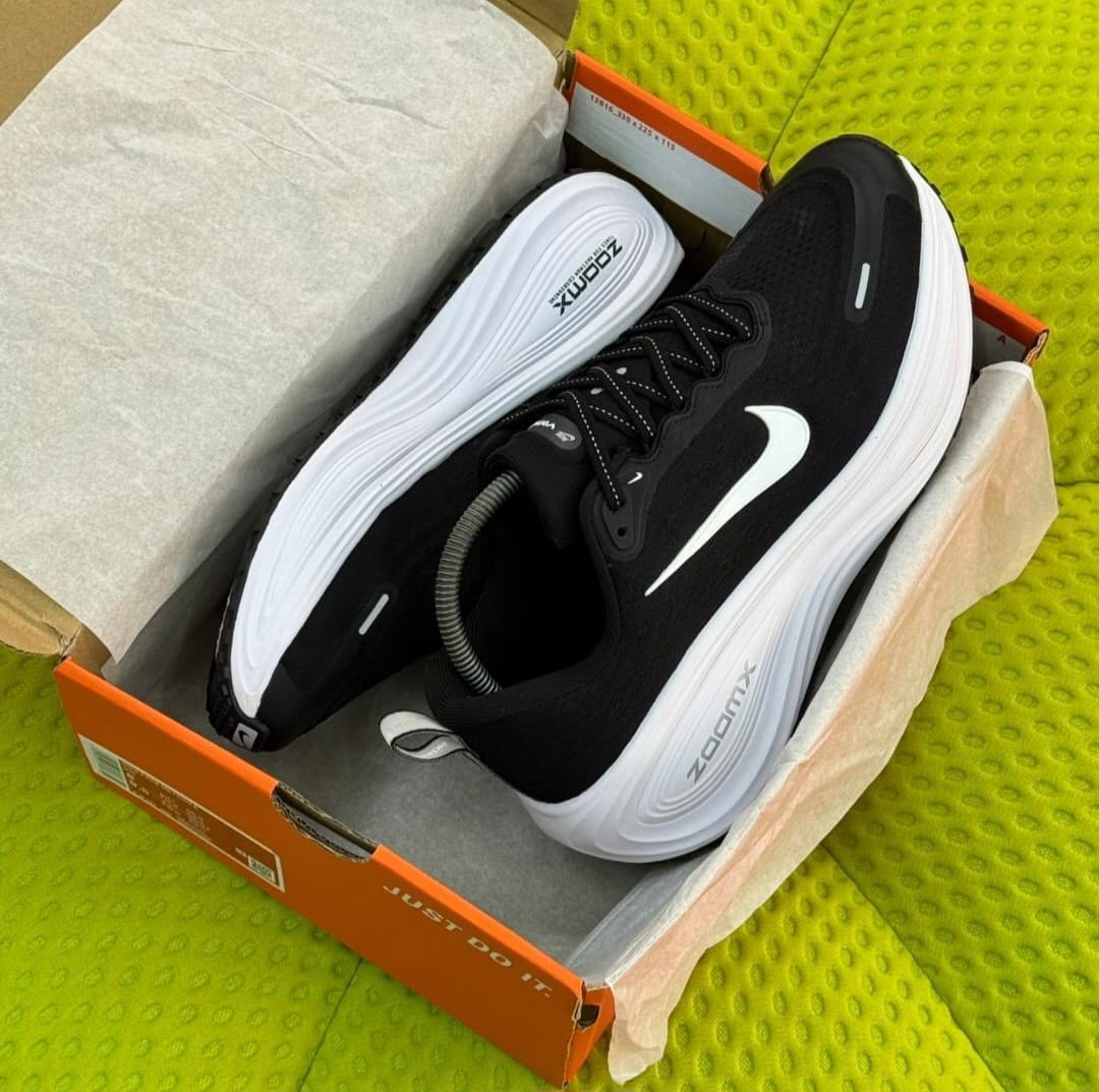 Nike Vomero Plus Black White Running Shoes