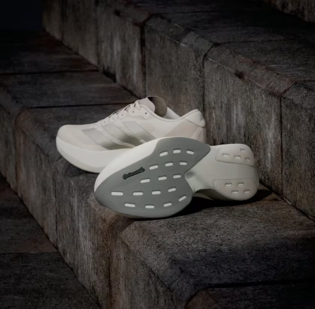Adidas Adizero Evo SL Silver Pebble Running Shoes