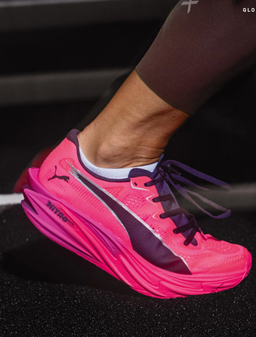 Puma Deviate Nitro Elite 4 Deep Plum Running Shoes