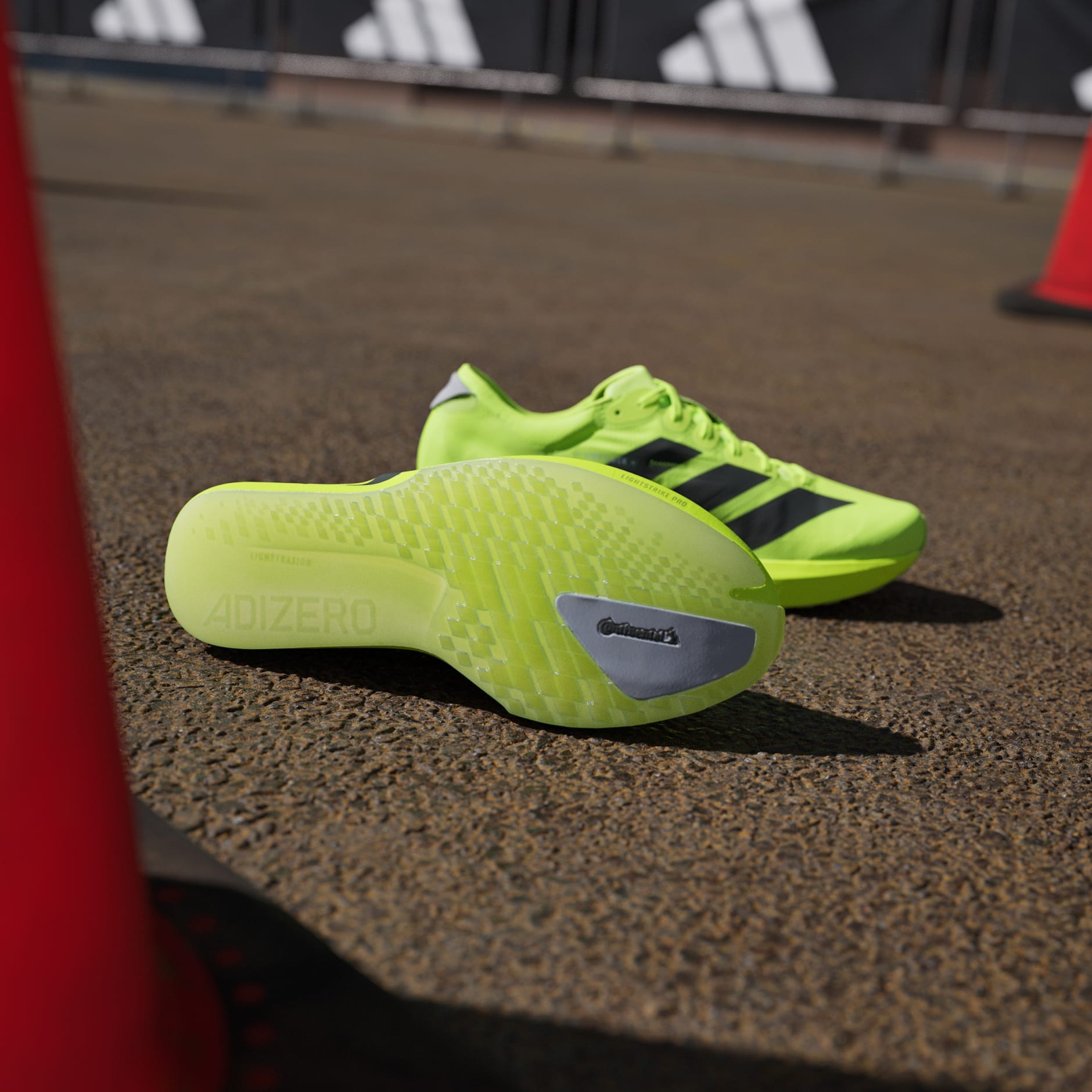 Adidas Adizero Adios 9 Lucid Lemon Running Shoes