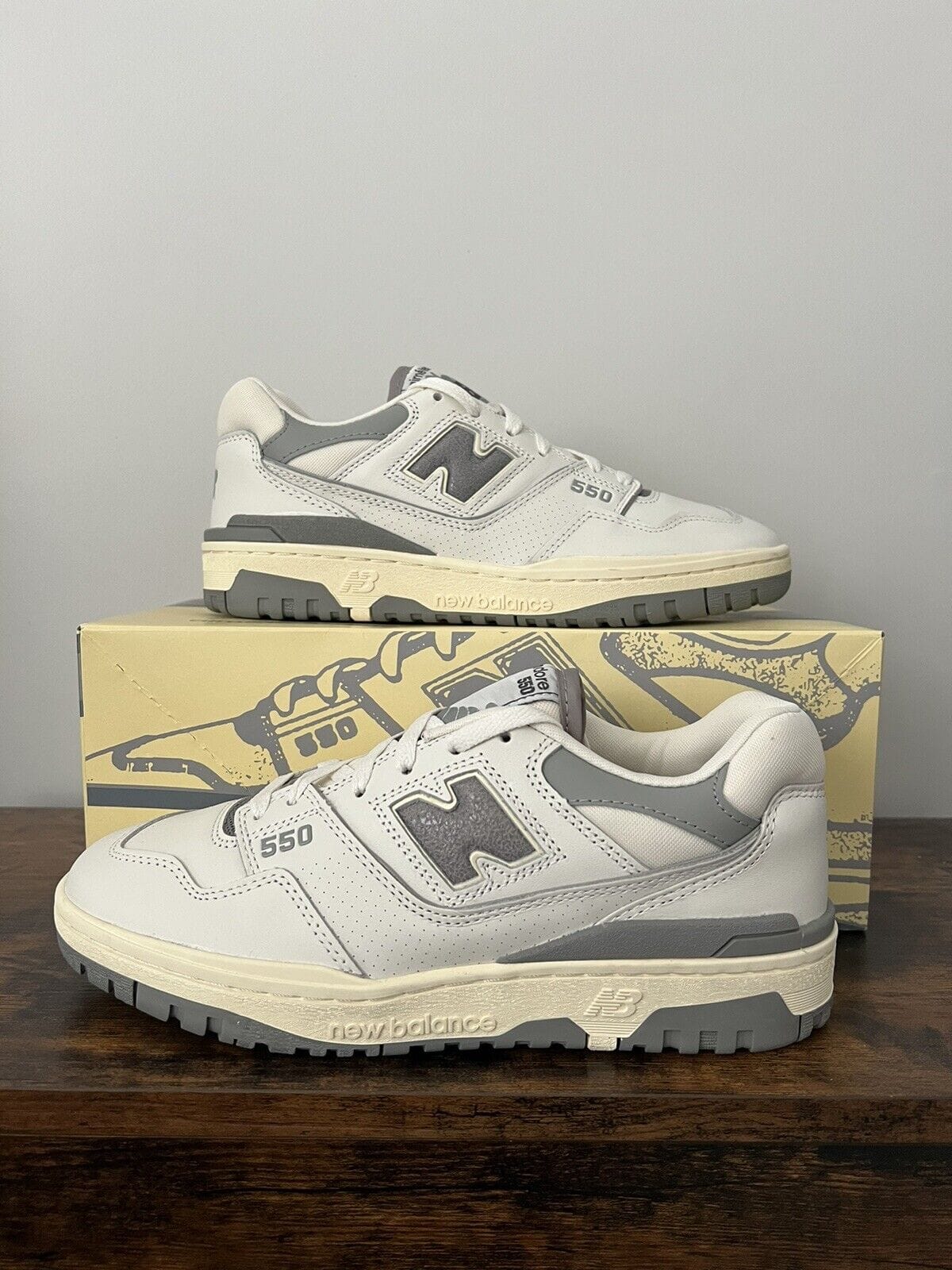 Branded NB 550 Grey Sneakers